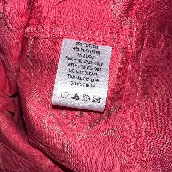 d & co Ladies iridescent microfiber oyster shell cottage core Y2K coral shacket - Picture 8 of 9